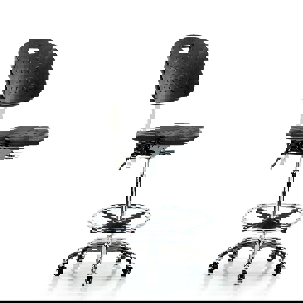 Task Chair: Polyurethane, Black